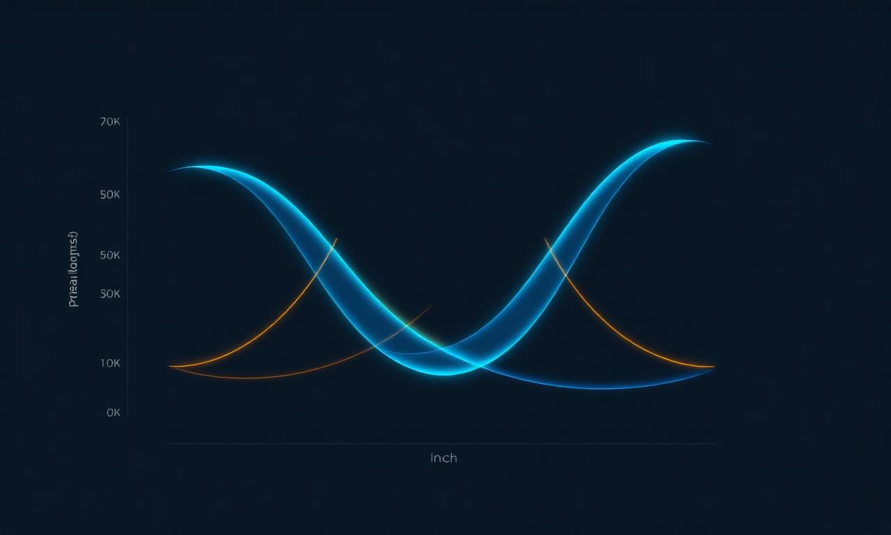 Three intersecting S-curves representing PV, EV and AC